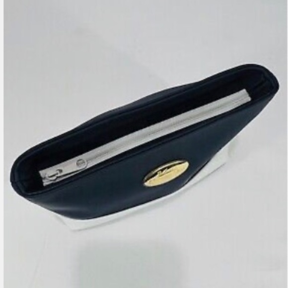 NWT Christian Dior Parfums Makeup/Cosmetic Bag Blue & White - Picture 3 of 5